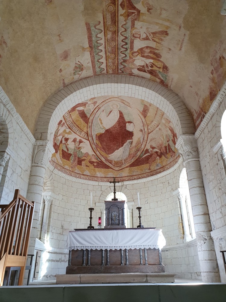 Fresques de l'église Saint Nicolas de Tavant (37)