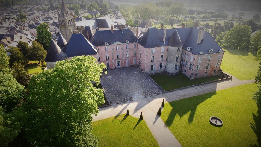 Château de Meung sur Loire - Vue aérienne