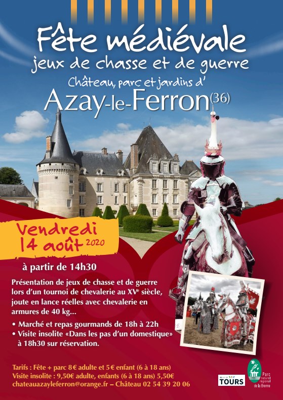 Idée de sortie week-end au Château d'Azay-le-Ferron