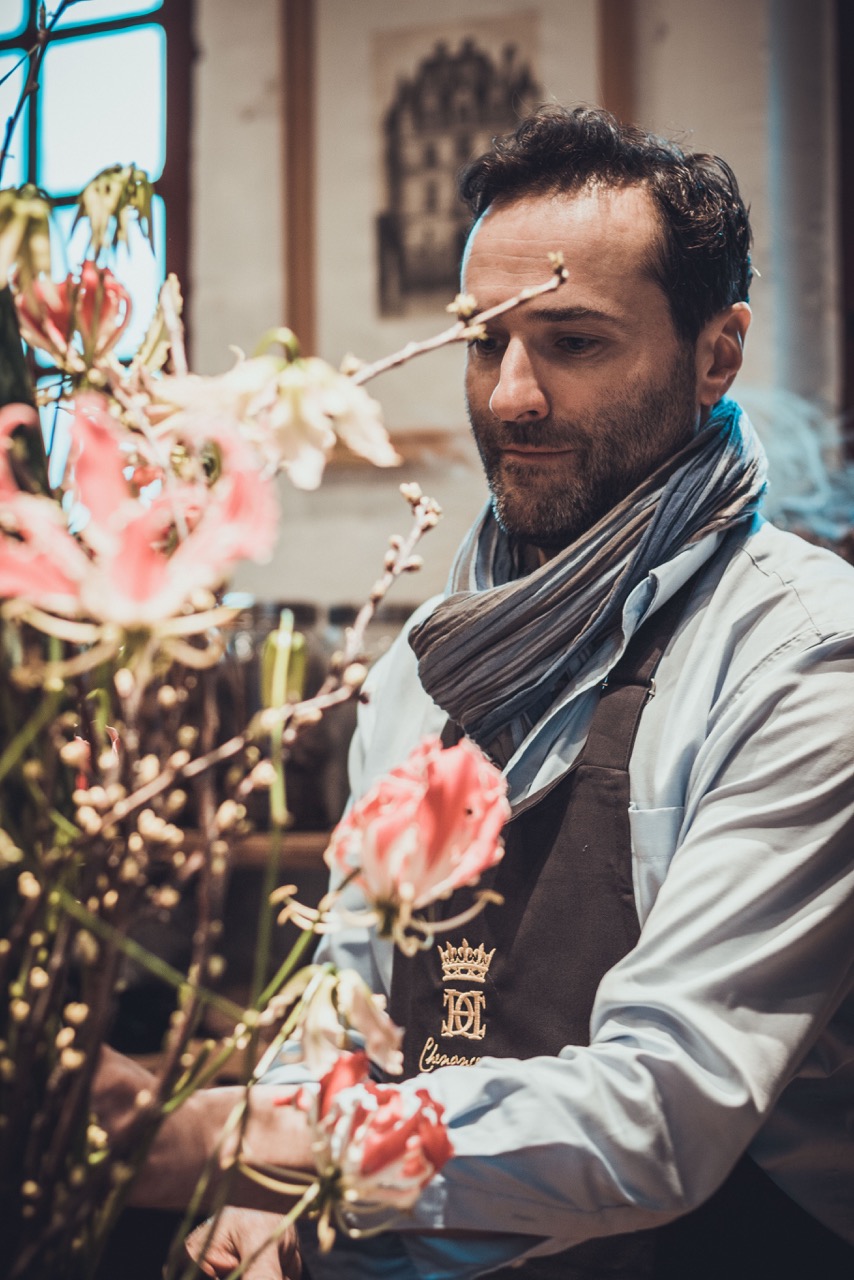 Jean-François Boucher à l'Atelier floral de Chenonceau