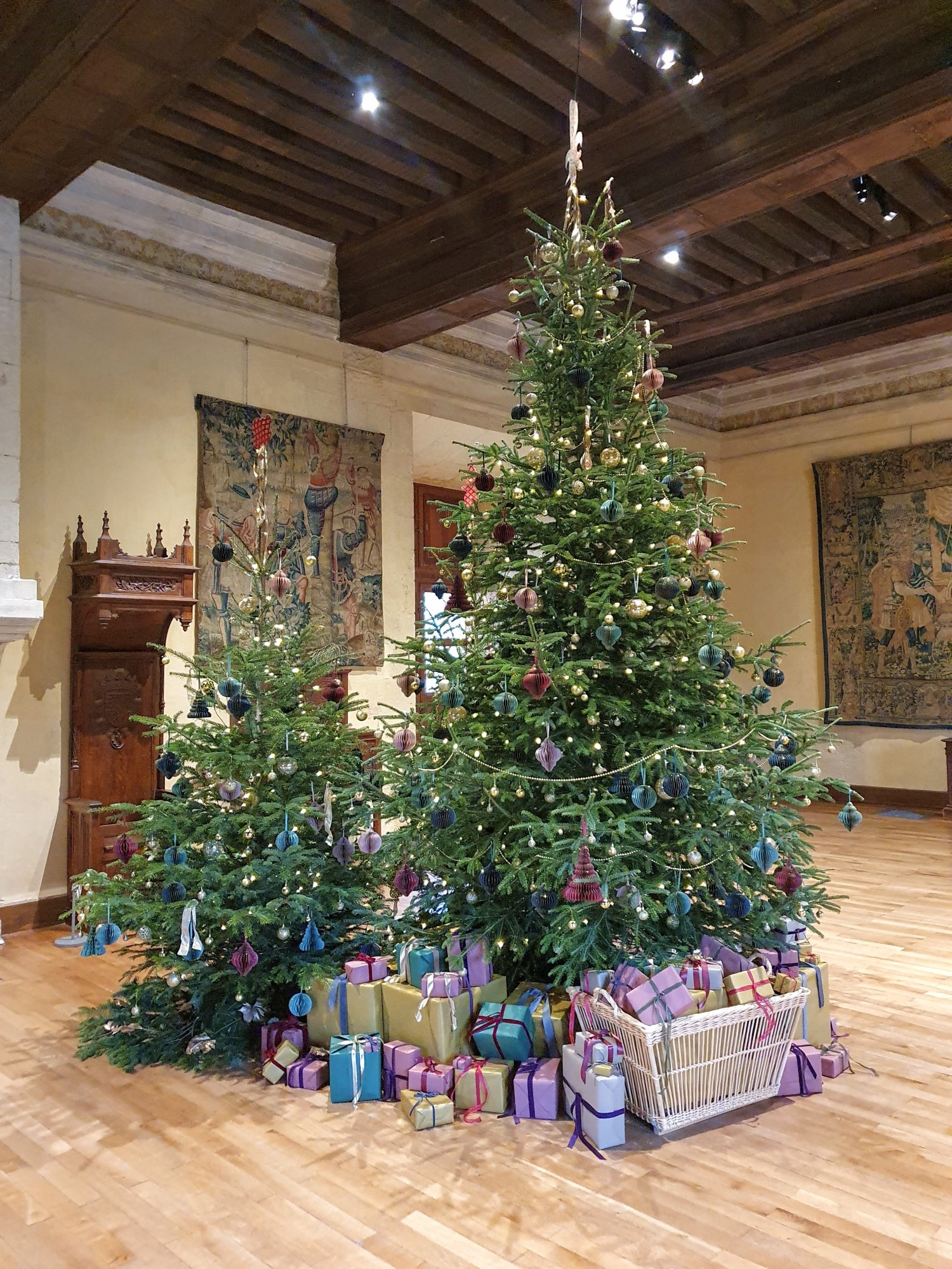 Visites en famille, vacances de Noël au Château d'Azay-le-Rideau