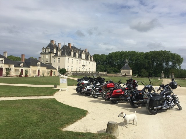 Baptême Harley Davidson au Château de Champchevrier