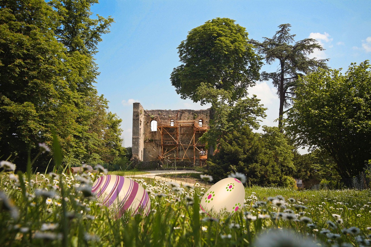 Chasse aux œufs de Pâques au Château de Langeais