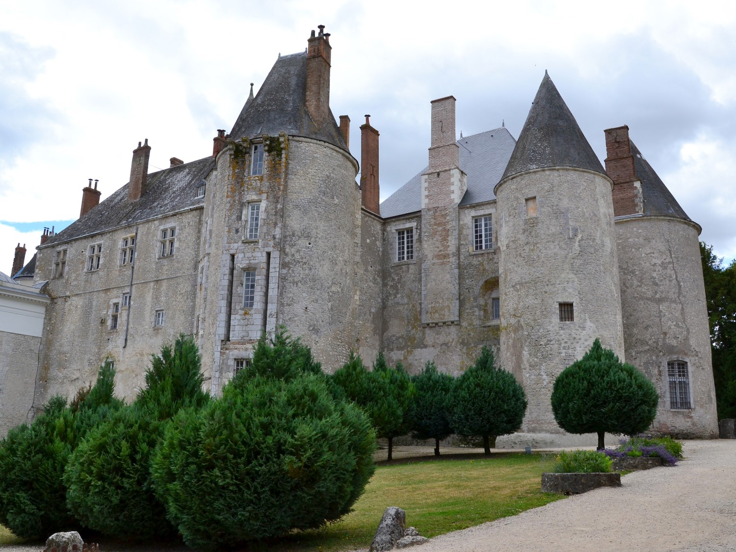 Façade médiévale - Château de Meung-sur-Loire