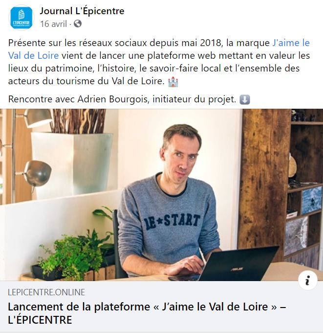 Revue de presse 2020 J'aime le Val de Loire